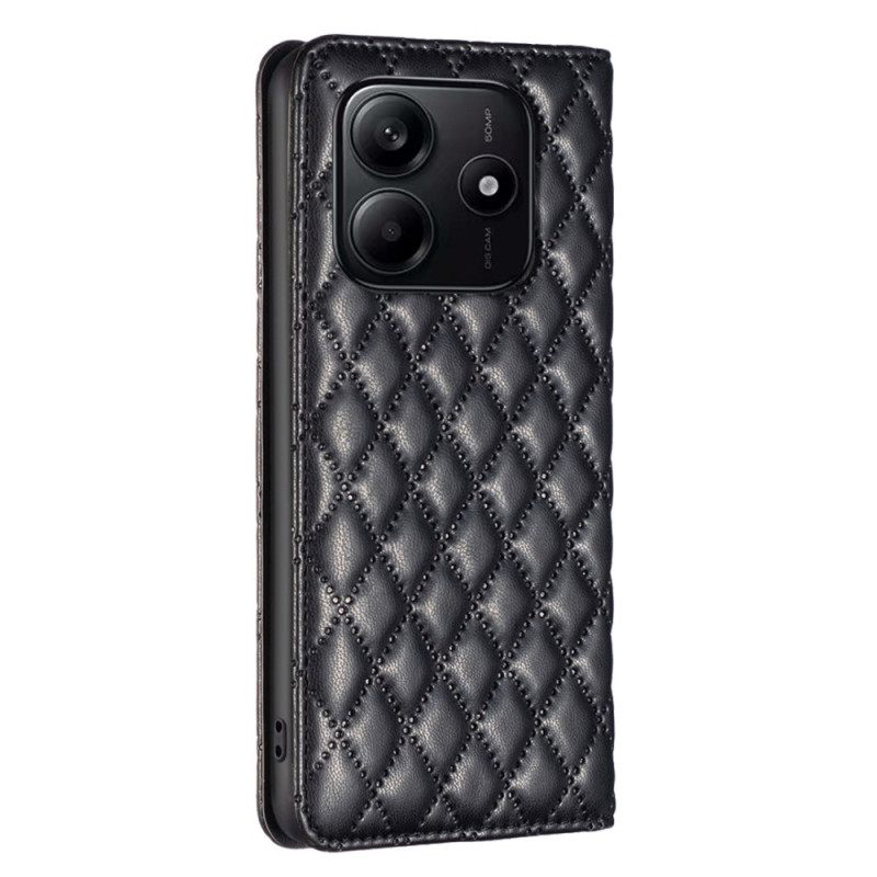 Folio-hoesje Voor Xiaomi Redmi Note 14 5g Gewatteerde Binfen Kleur