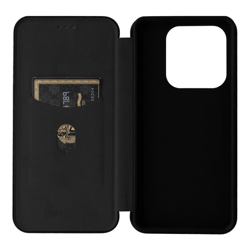 Folio-hoesje Xiaomi Redmi Note 14 5g Koolstofvezel
