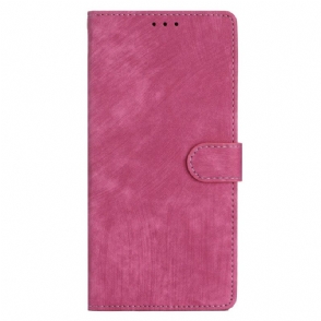 Folio-hoesje Xiaomi Redmi Note 14 5g Suède-look Met Bandje
