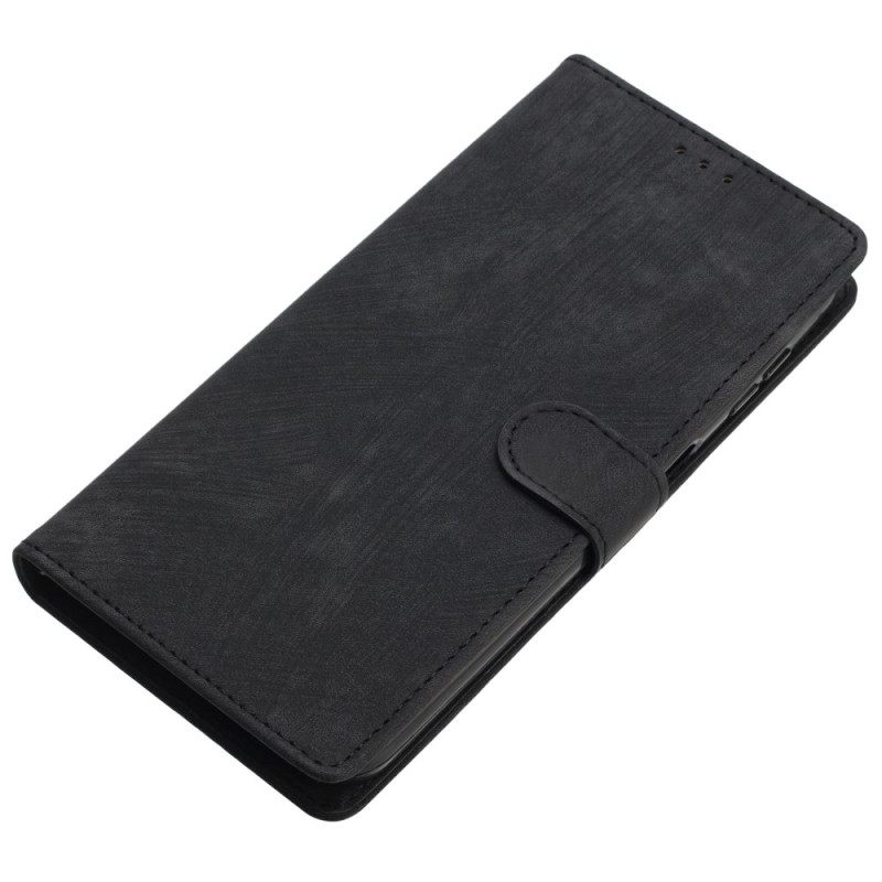 Folio-hoesje Xiaomi Redmi Note 14 5g Suède-look Met Bandje