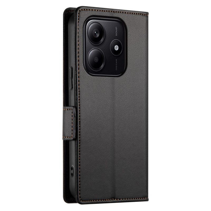 Folio-hoesje Xiaomi Redmi Note 14 5g Telefoonhoesje 3 Kaarthouders