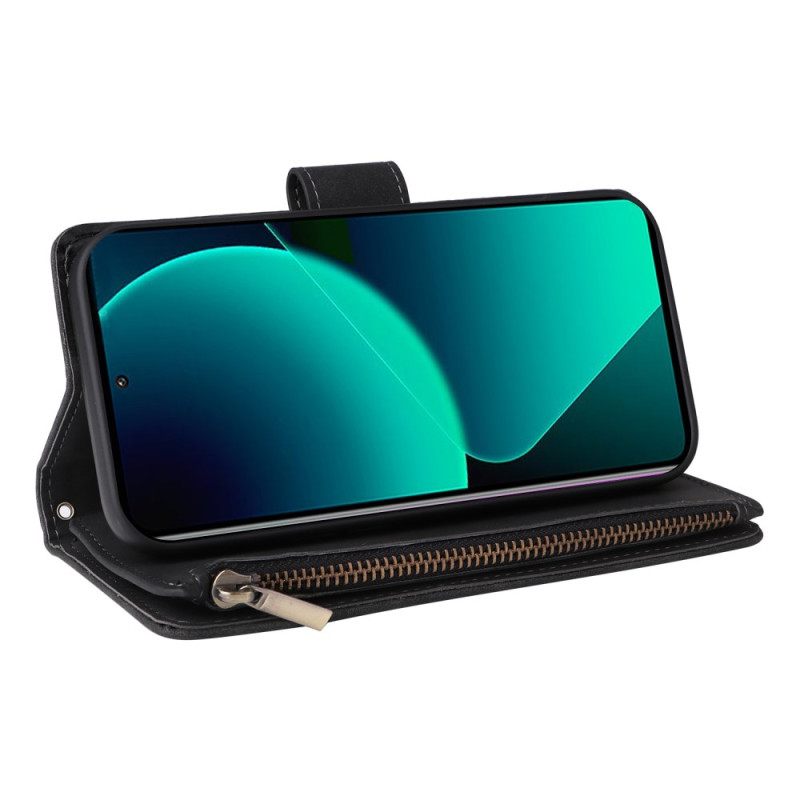 Folio-hoesje Xiaomi Redmi Note 14 5g Telefoonhoesje Portemonnee Met Volledige Lederlook