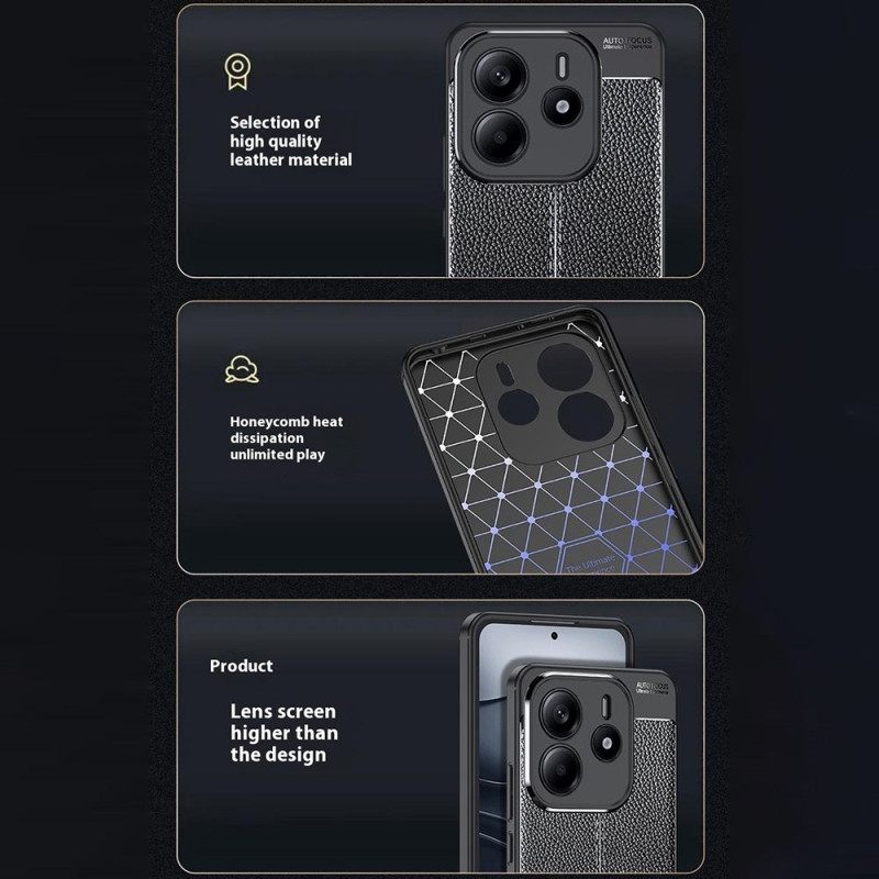 Hoesje Voor Xiaomi Redmi Note 14 5g Lychee Textuur