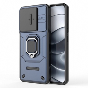 Hoesje Voor Xiaomi Redmi Note 14 5g Multifunctioneel Met Houder En Lensbeschermer