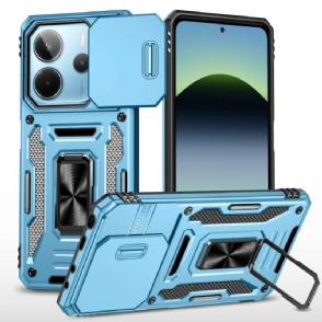 Hoesje Voor Xiaomi Redmi Note 14 5g Ultra Duurzaam Met Standaard En Lensbeschermer