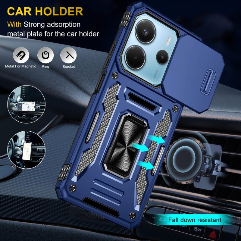 Hoesje Voor Xiaomi Redmi Note 14 5g Ultra Duurzaam Met Standaard En Lensbeschermer