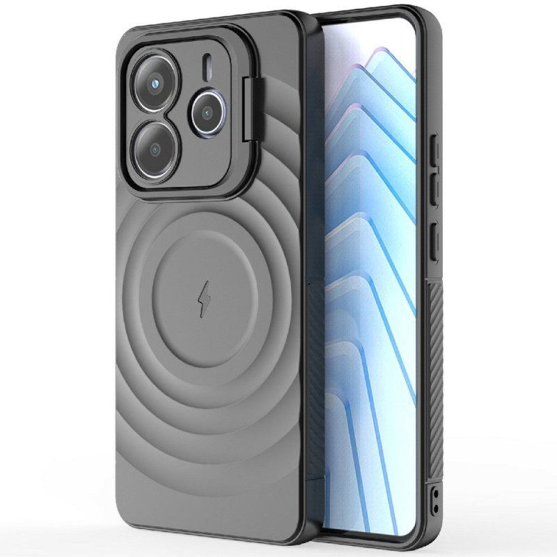 Hoesje Xiaomi Redmi Note 14 5g Magsafe-compatibel Met Golvend Ontwerp