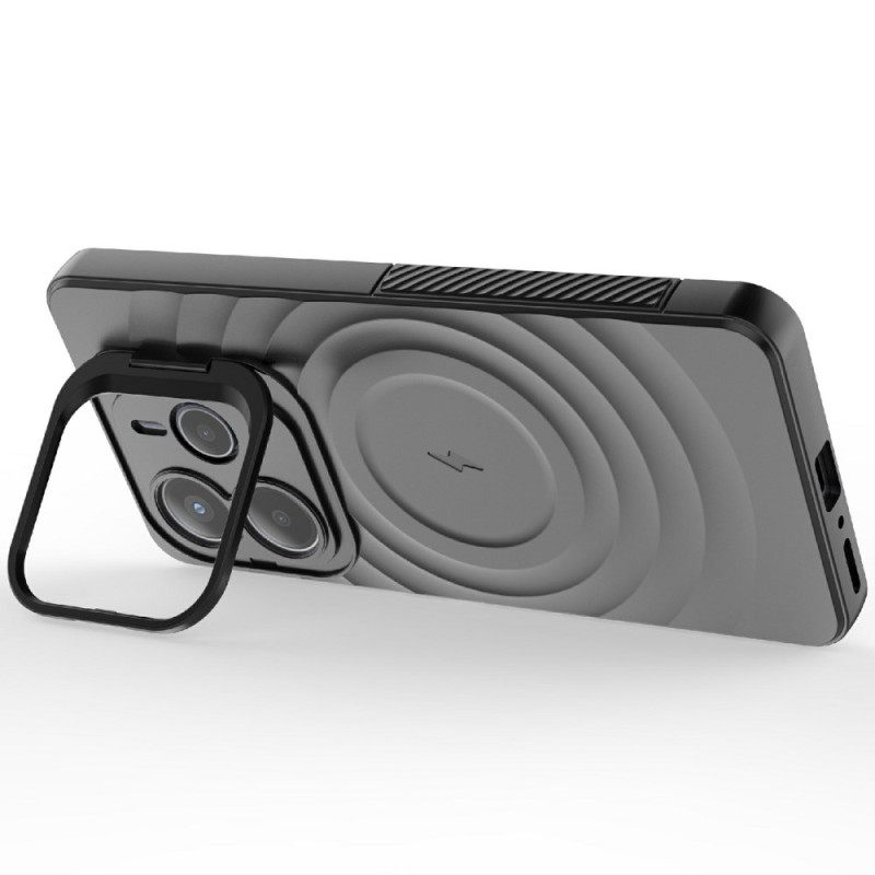 Hoesje Xiaomi Redmi Note 14 5g Magsafe-compatibel Met Golvend Ontwerp