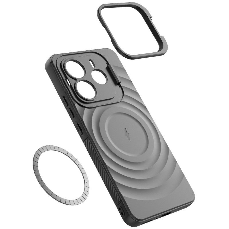 Hoesje Xiaomi Redmi Note 14 5g Magsafe-compatibel Met Golvend Ontwerp