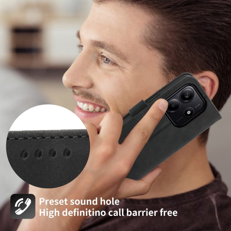 Leren Hoesje Voor Xiaomi Redmi Note 14 5g Dierfeng