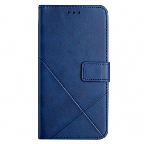 Leren Hoesje Voor Xiaomi Redmi Note 14 5g Idewei-lijnen