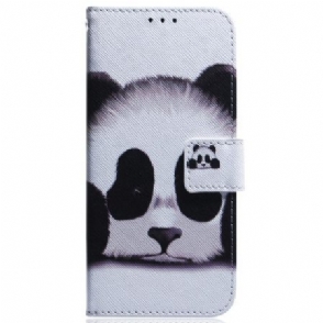 Leren Hoesje Xiaomi Redmi Note 14 5g Panda
