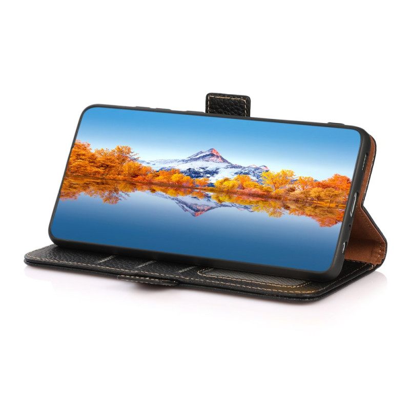 Leren Hoesje Xiaomi Redmi Note 14 5g Rfid-portemonnee Khazneh Bescherming Hoesje