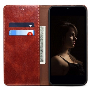 Folio-hoesje voor OnePlus Nord 2T 5G Anti-fall Ernestine Zichtbare Naden
