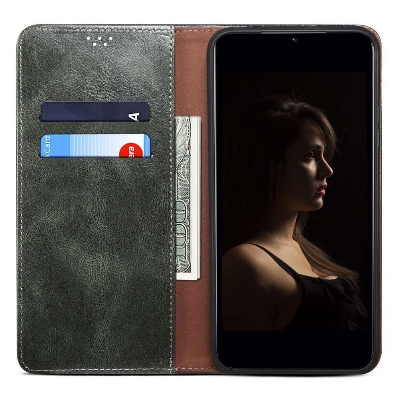 Folio-hoesje voor OnePlus Nord 2T 5G Anti-fall Ernestine Zichtbare Naden