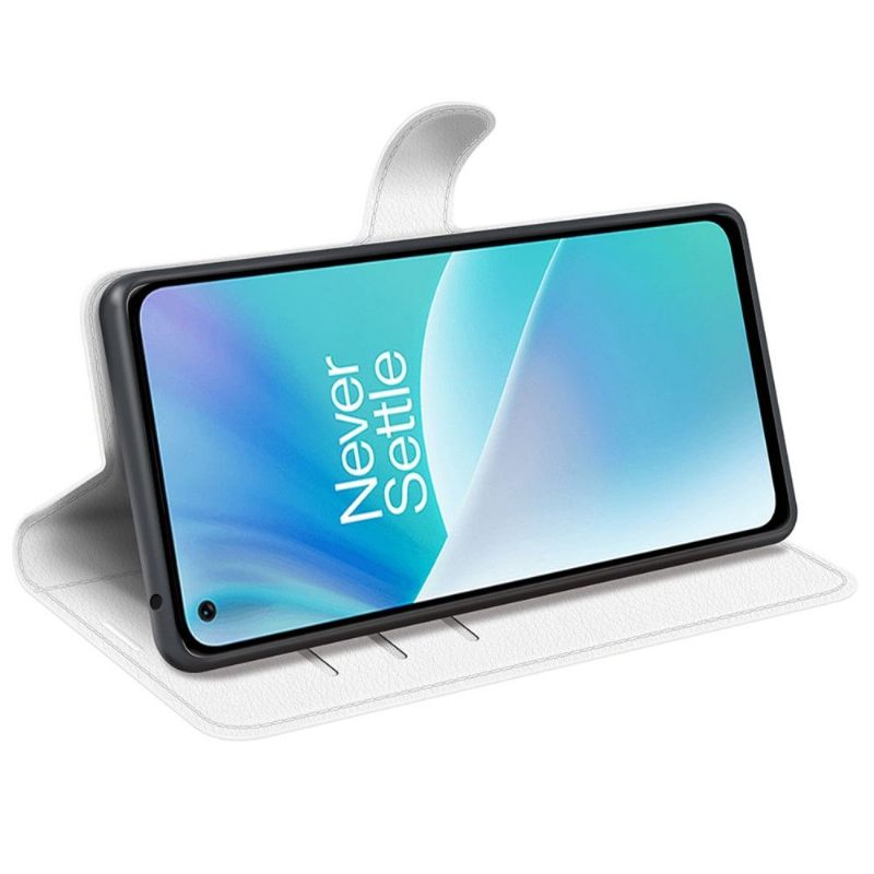 Folio-hoesje voor OnePlus Nord 2T 5G Anti-fall Portemonnee Leren Leerstijl