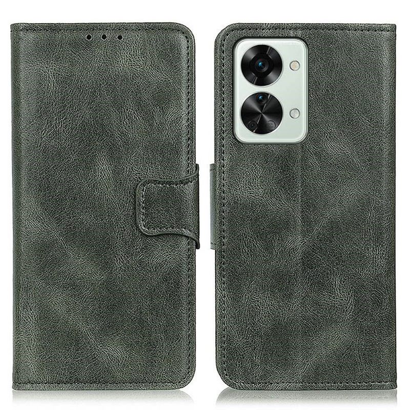 Folio-hoesje voor OnePlus Nord 2T 5G Faux Leather Folio Stand Functie