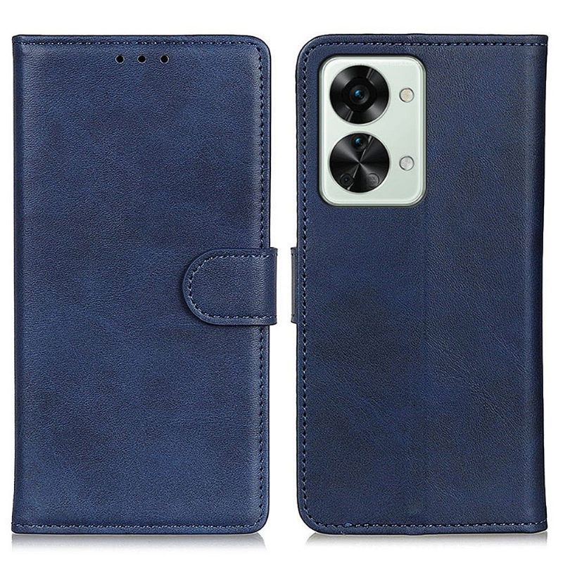 Folio-hoesje voor OnePlus Nord 2T 5G Marius Mat Leereffect