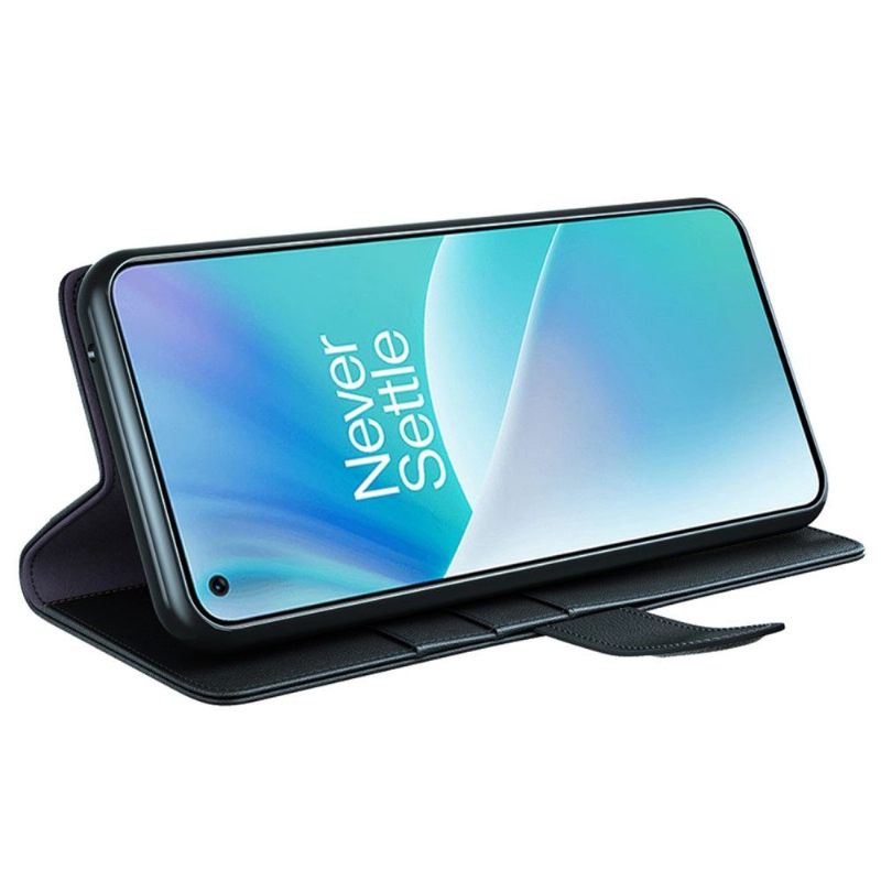 Folio-hoesje voor OnePlus Nord 2T 5G Premium Leer