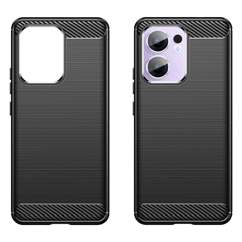 Cover Hoesje Oppo Reno 13f 4g / 5g / 13 Fs 5g Telefoonhoesje Geborsteld Koolstofvezel