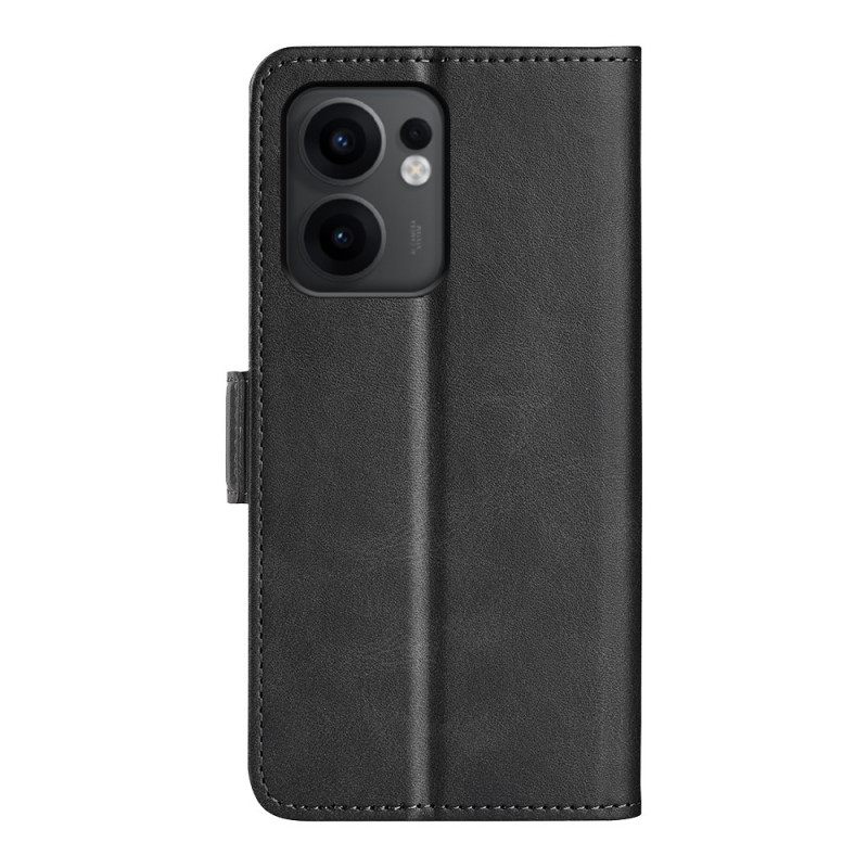 Folio-hoesje Oppo Reno 13f 4g / 5g / 13 Fs 5g Telefoonhoesje Dubbele Sluiting