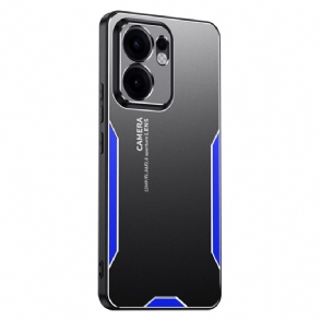 Hoesje Oppo Reno 13f 4g / 5g / 13 Fs 5g Metaaleffect Bescherming Hoesje