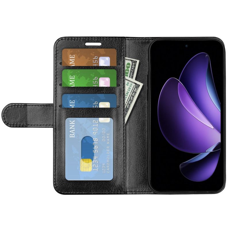 Leren Hoesje Voor Oppo Reno 13f 4g / 5g / 13 Fs 5g Vintage