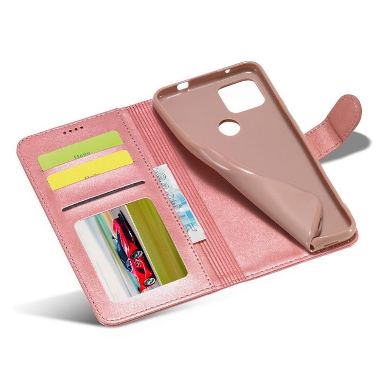 Folio-hoesje voor Realme C21 Ledereffect Lc.imeeke