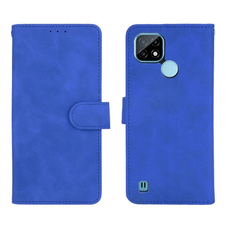 Leren Hoesje voor Realme C21 Zachte Aanraking
