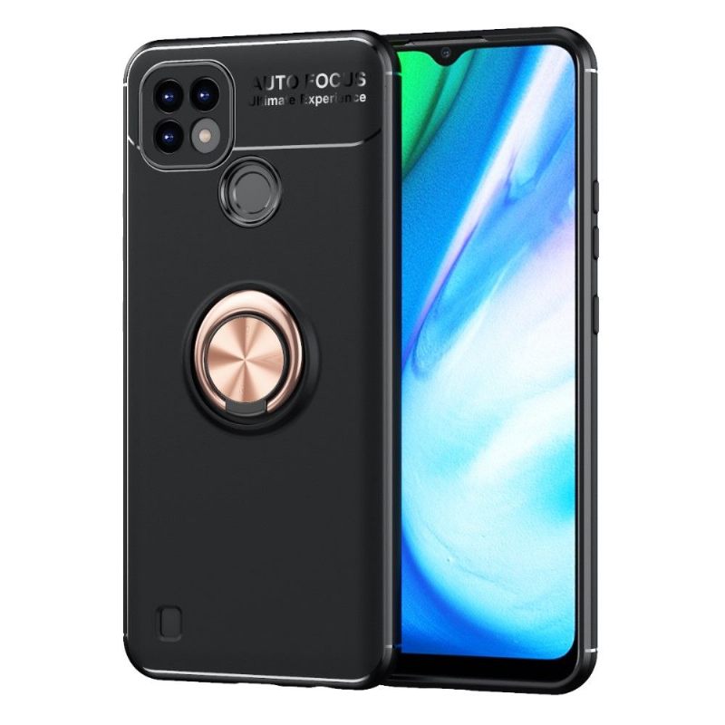 Telefoonhoesje voor Realme C21 Bescherming Siliconen Met Roterende Steun