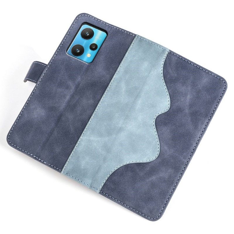 Flip Case voor OnePlus Nord CE 2 Lite 5G Folio-hoesje Tweekleurige Foliostandaard