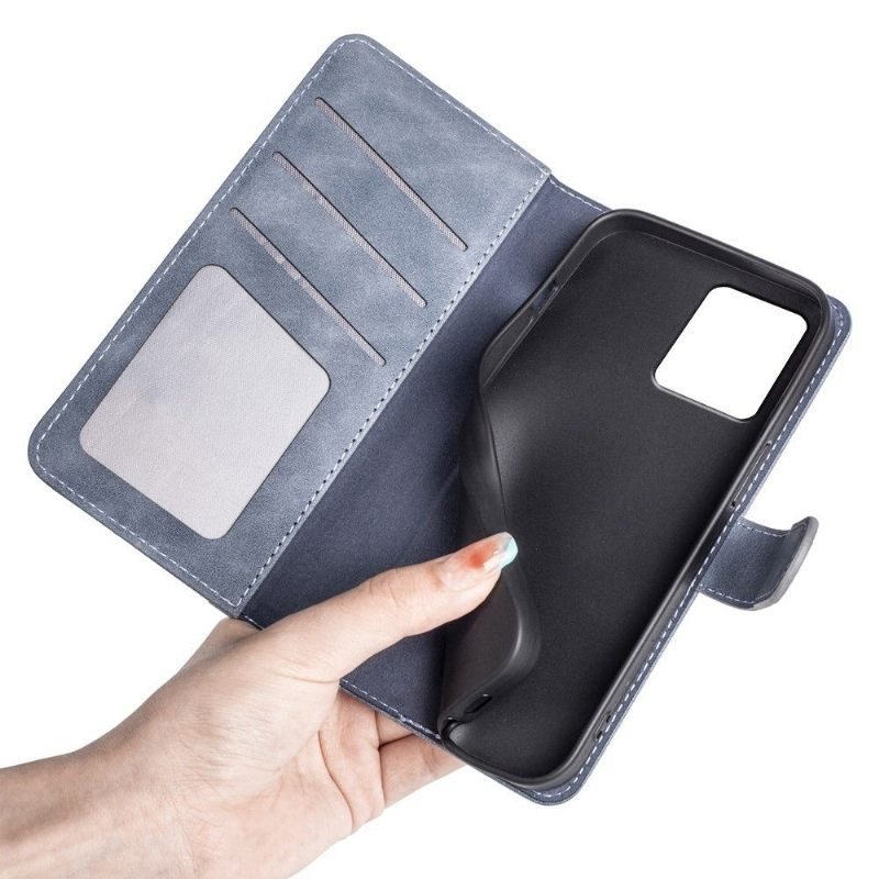 Flip Case voor OnePlus Nord CE 2 Lite 5G Folio-hoesje Tweekleurige Foliostandaard