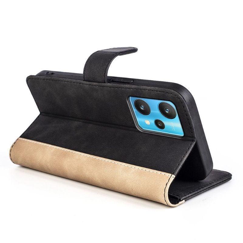 Flip Case voor OnePlus Nord CE 2 Lite 5G Folio-hoesje Tweekleurige Foliostandaard