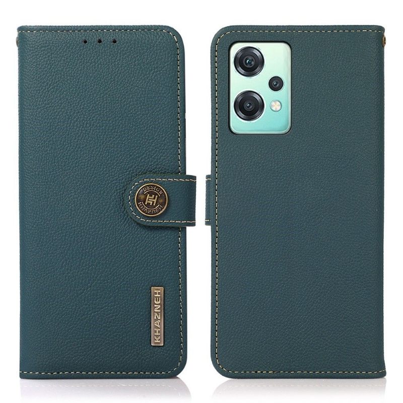 Folio-hoesje voor OnePlus Nord CE 2 Lite 5G Khazneh Klassiek Leer