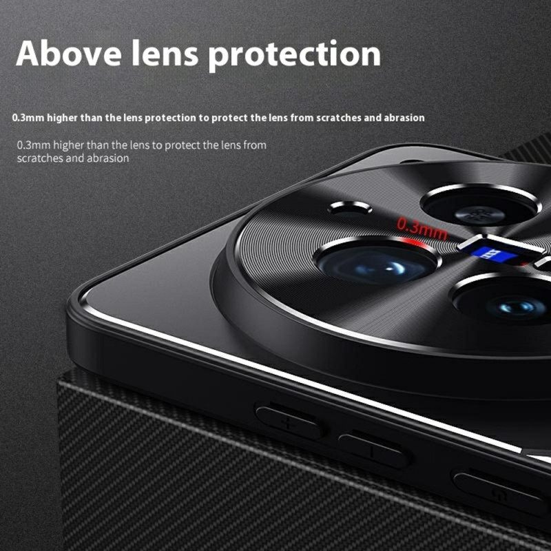 Case Hoesje Vivo X200 Pro Telefoonhoesje Metaaleffect