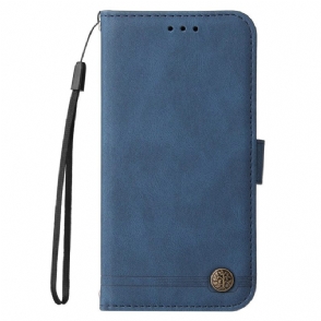 Folio-hoesje Vivo X200 Pro Telefoonhoesje Klinknagels Met Suède-effect Decoratie