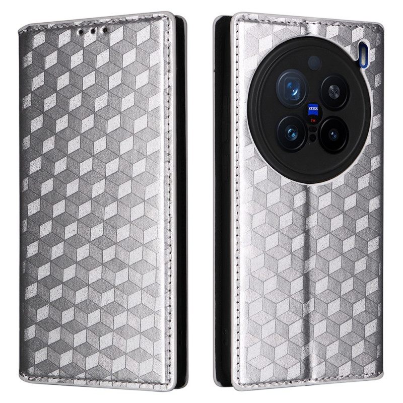 Folio-hoesje Voor Vivo X200 Pro Diamantpatroon