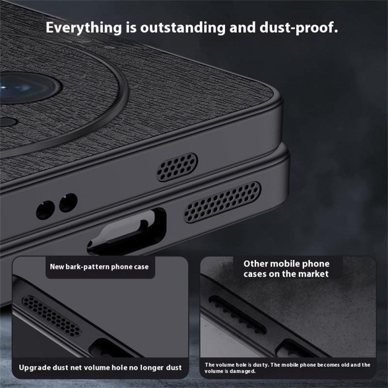 Hoesje Vivo X200 Pro Houtstructuur