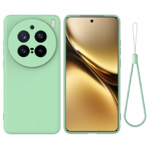 Hoesje Vivo X200 Pro Vloeibare Siliconen Band