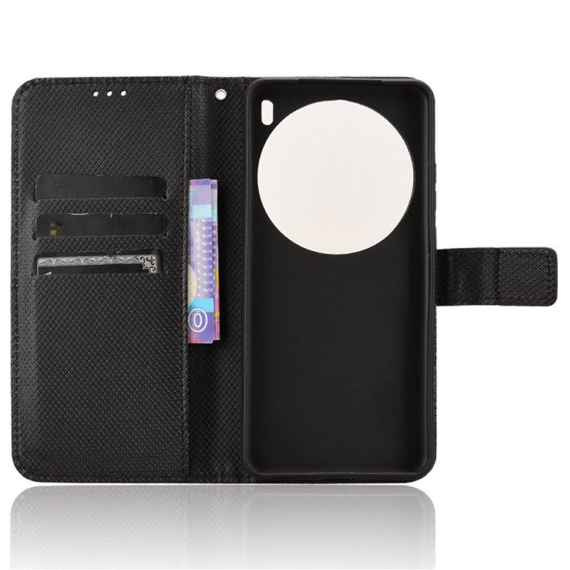 Leren Hoesje Voor Vivo X200 Pro Diamantstructuur