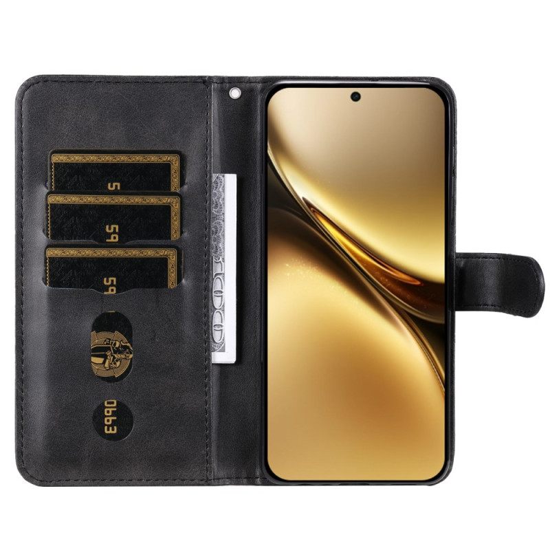 Leren Hoesje Voor Vivo X200 Pro Portemonnee Met Rits