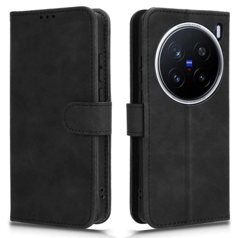 Leren Hoesje Voor Vivo X200 Pro Suède-effect