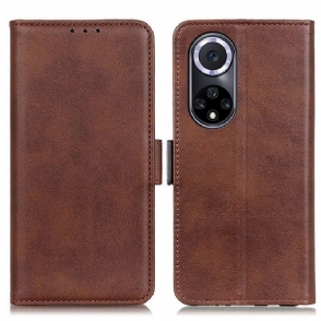 Folio-hoesje voor Honor 50 Flip Case Huawei Nova 9 Dubbele Klep