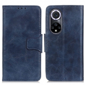 Folio-hoesje voor Honor 50 Split Lederen Omkeerbare Sluiting