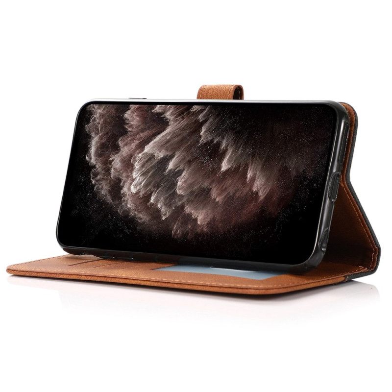 Folio-hoesje Poco C85 Telefoonhoesje Tweekleurig