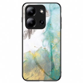 Hoesje Poco C85 Marmerpatroon Van Gehard Glas Bescherming Hoesje