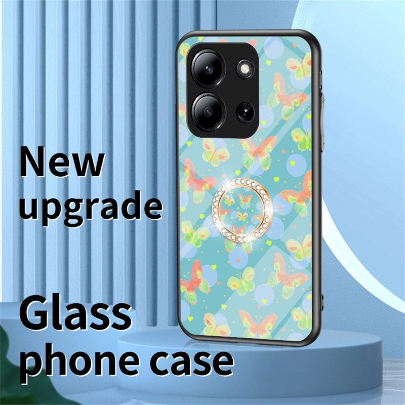 Hoesje Poco C85 Vlinder Van Gehard Glas Bescherming Hoesje