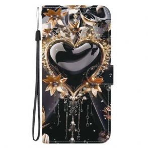 Leren Hoesje Poco C85 Twee Harten