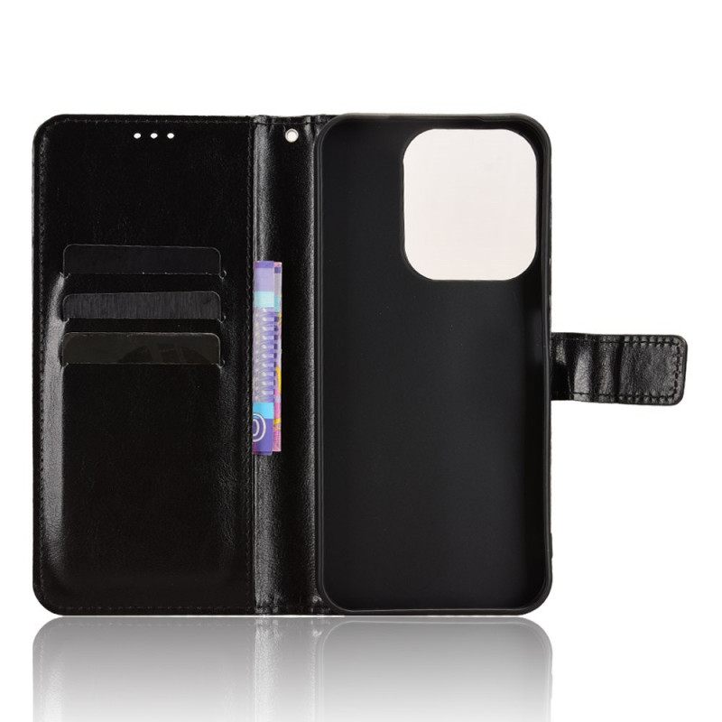 Leren Hoesje Voor Poco C85 Opvallend Imitatieleer