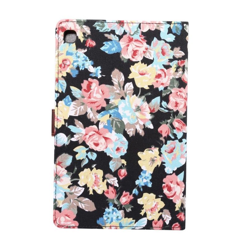 Folio-hoesje voor Samsung Galaxy Tab S6 Lite Bloemenstof